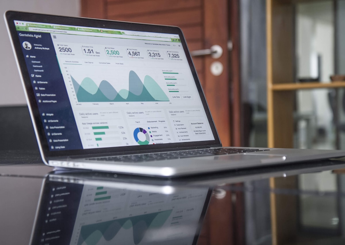 SaaS dashboard preview